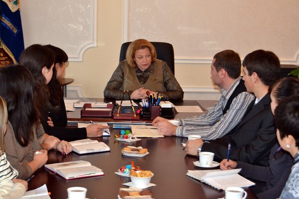 Зустріч в.о. ректора О.О.Непочатенко з представниками Ради студентського самоврядування